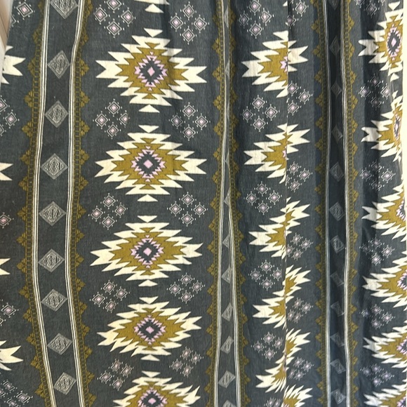 Southwest Linen Cotton Tank Dress - Picture 4 of 10